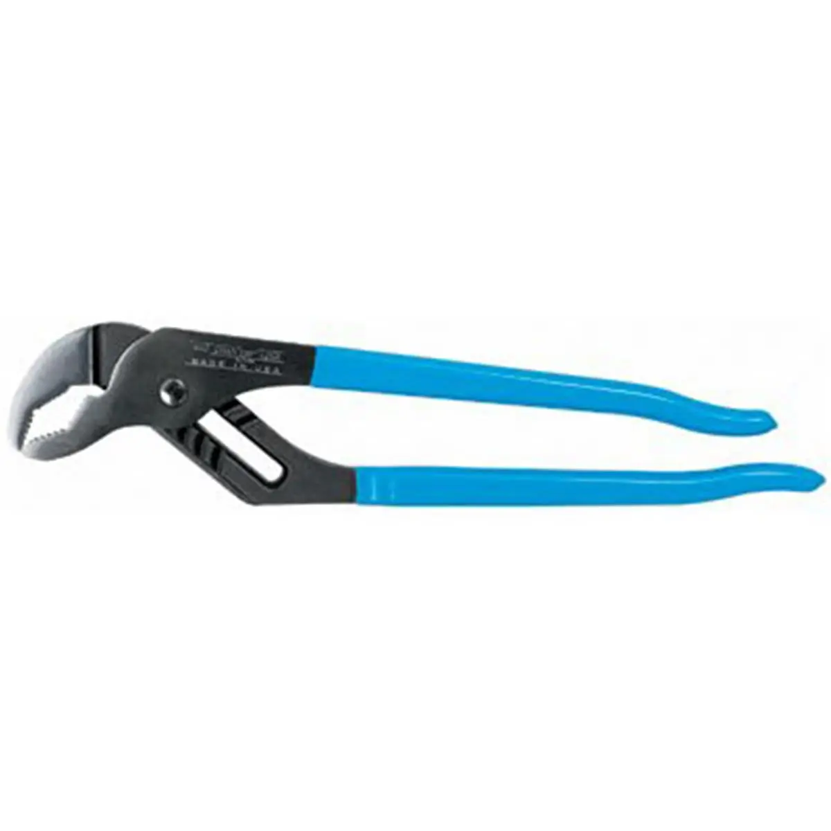 Channellock 212 MAIN 12 In. Curved Jaw V-Jaw Heavy Duty Hand Pliers, Permalock Fast Adjustable Wrench Plier for Fishing & Outdoor Leisure Use, Hand Tools, Curved Jaw V-Jaw Pliers