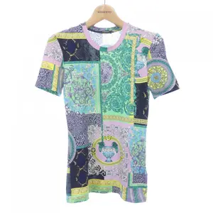Pre-owned VERSACE Cotton Small Leather Goods T shirt