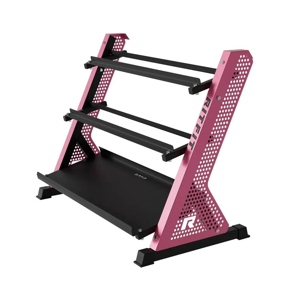 RITFIT PWR05 3-Tier Dumbbell Weight Rack, At Home Gym Equipment, Weight Training Storage Solution,summerwins