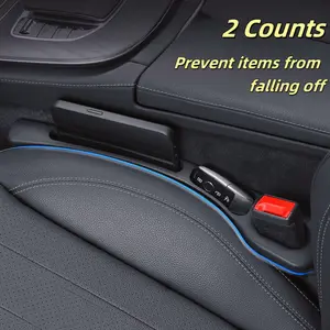 Car Seat-Gap Filler, Car Interior Organizer, Car Seat Side Storage Strip Decoration, Phone Key Ticket Holder,Universal  Car Interior Organizer Accessories for Stowing & Tidying