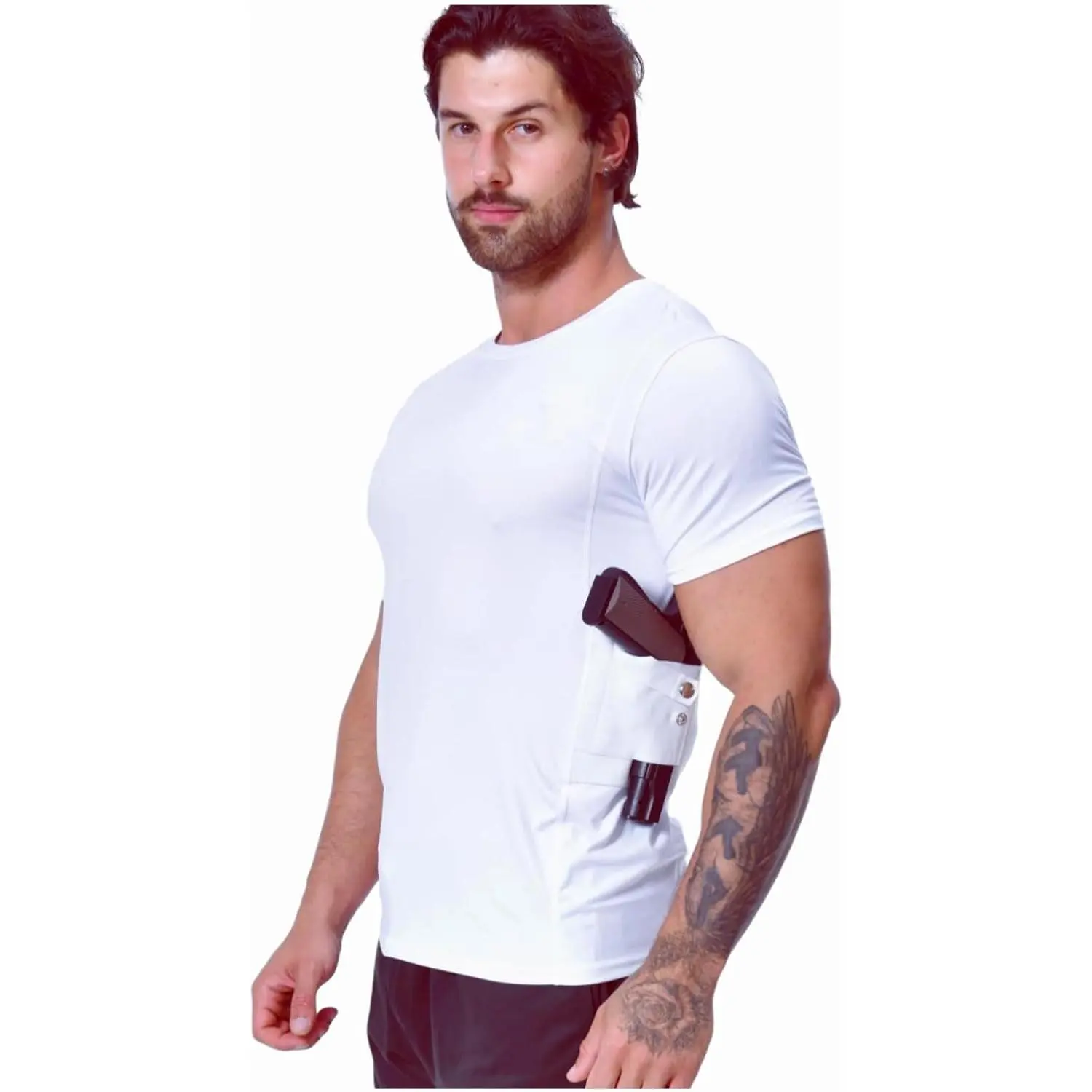 Carry Shirts for Men - Holster Tank Top - Everyday Concealed Carry Compression Shirt