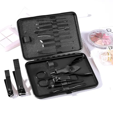 oceantree 5-Piece Alloy Steel Eagle Beak Beveled Edge Nail Clippers Set, Nail Care Tool with Large Opening, Anti-Splash, Precise Cuts, High-Grade Thick Hard Manicure & Smooth Cuticle-Maintenance #SummerVibes, Ideal Mother’s Day Gift Nail Art Tools