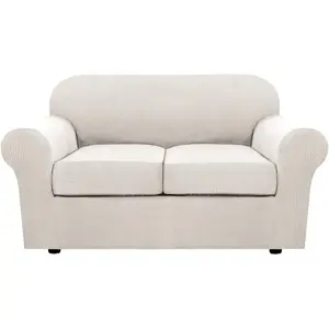 H.VERSAILTEX Stretch Couch Covers for Cushion Couch Sofa Furniture Slipcovers Feature Upgraded Thicker Jacquard Fabric