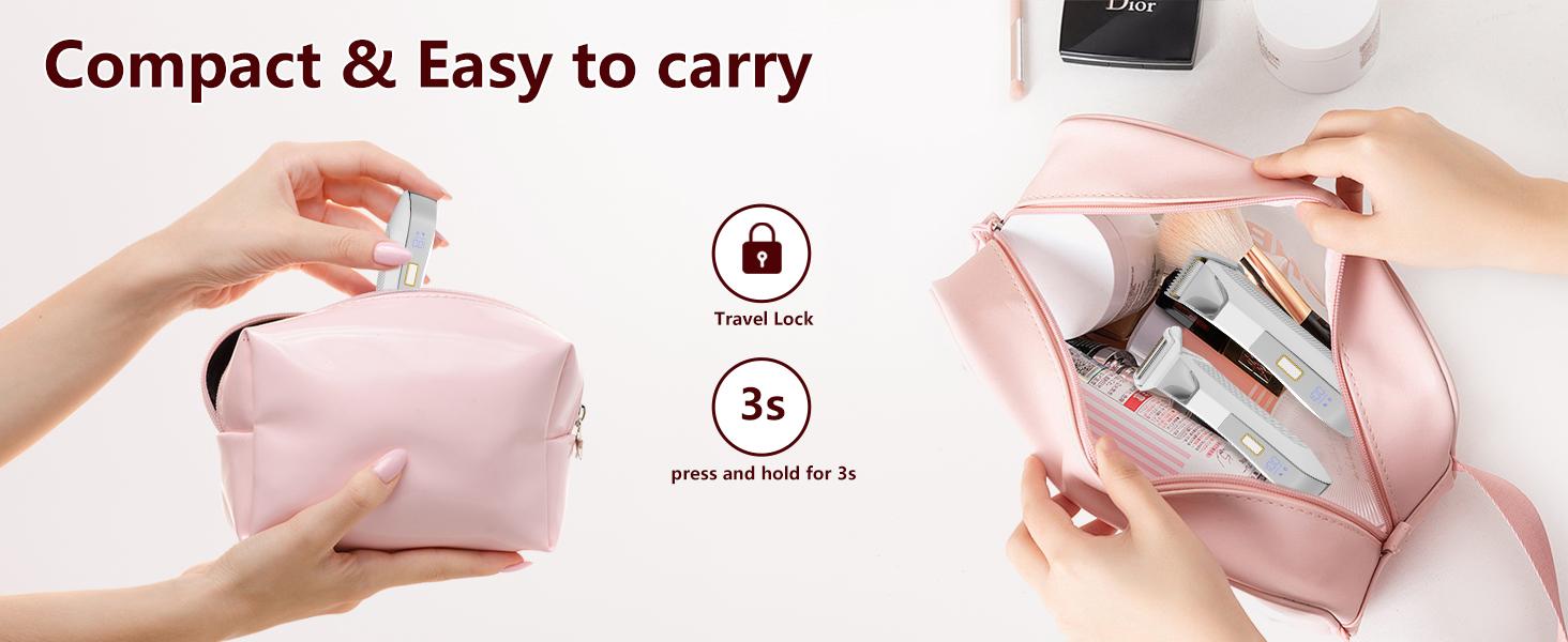 Bikini Trimmer Electric Razors for Women, Rechargeable Pubic Body Hair Trimmer Electric Shaver for Legs Body Hair, Bikini Shaver IPX7 Waterproof, Gifts for Women