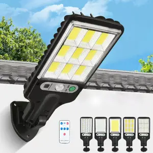 Solar-powered lighting outdoor garden lamp, motion-sensing road lamp, household integrated wall lamp, rechargeable lamp, street lamp