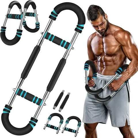 Adjustable Power Twister Arm Fitness Machine - 60-120lb Portable Strength Training Accessory, Home Hand Grip & Forearm Strengthener for Adult Chest, Arm Strength Training summerwins