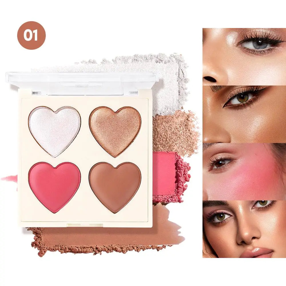 Blush highlighter contour palette Glow Blush highlighter contour palette Glow