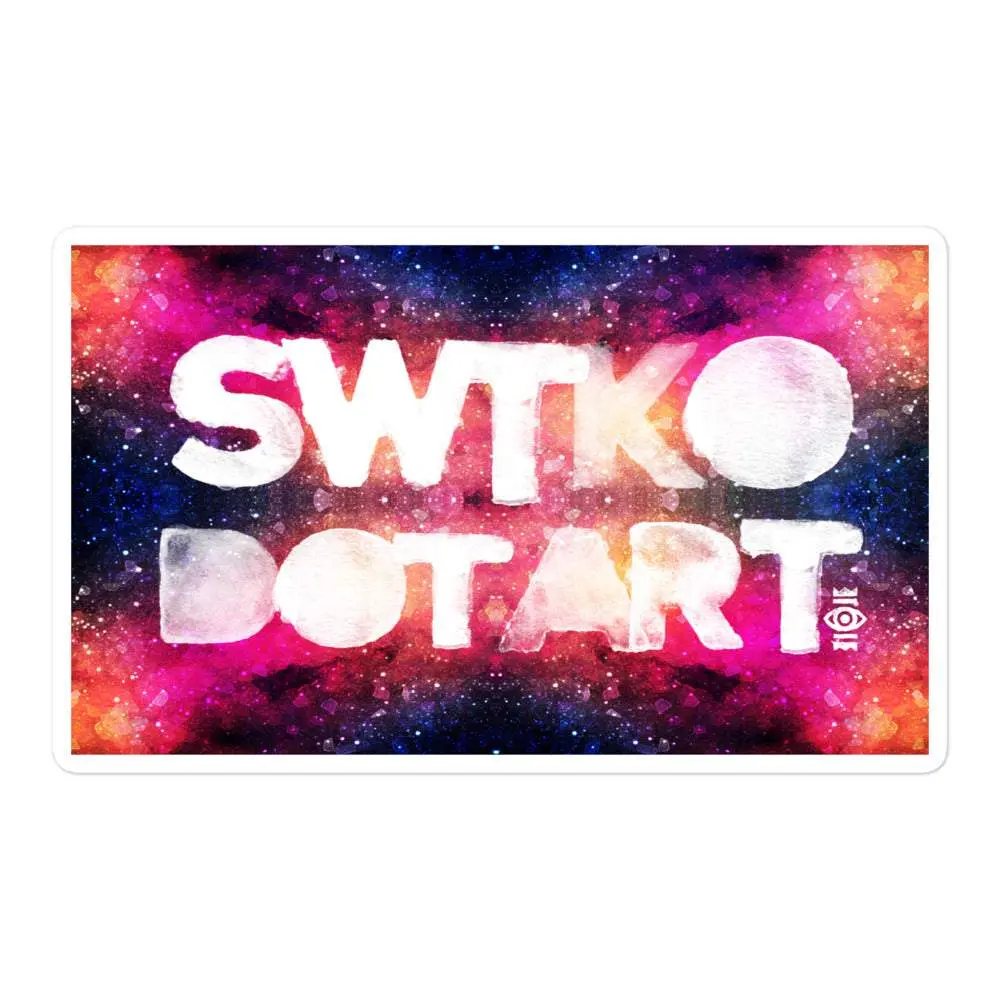 SWTKO DOT ART Galaxy Sticker