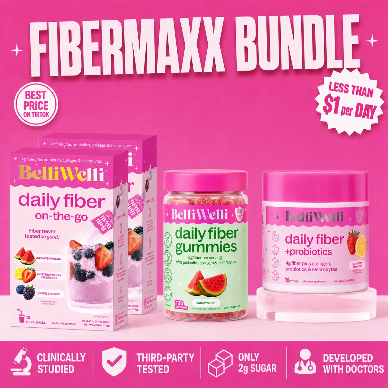 Fibermaxxing Bundle - DELICIOUS, EXPERT-BACKED FIBER