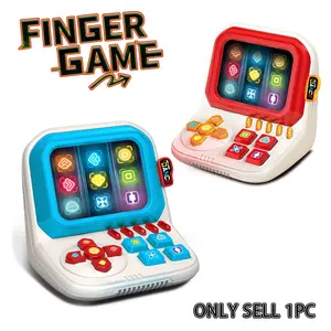 Finger Rhythm Master Dance Game Machine, Multi-Mode Sound and Light Speed Push Toy, Portable Puzzle Stress-Relief Video Game Machine, Birthday/Party Gift for Children and Adults