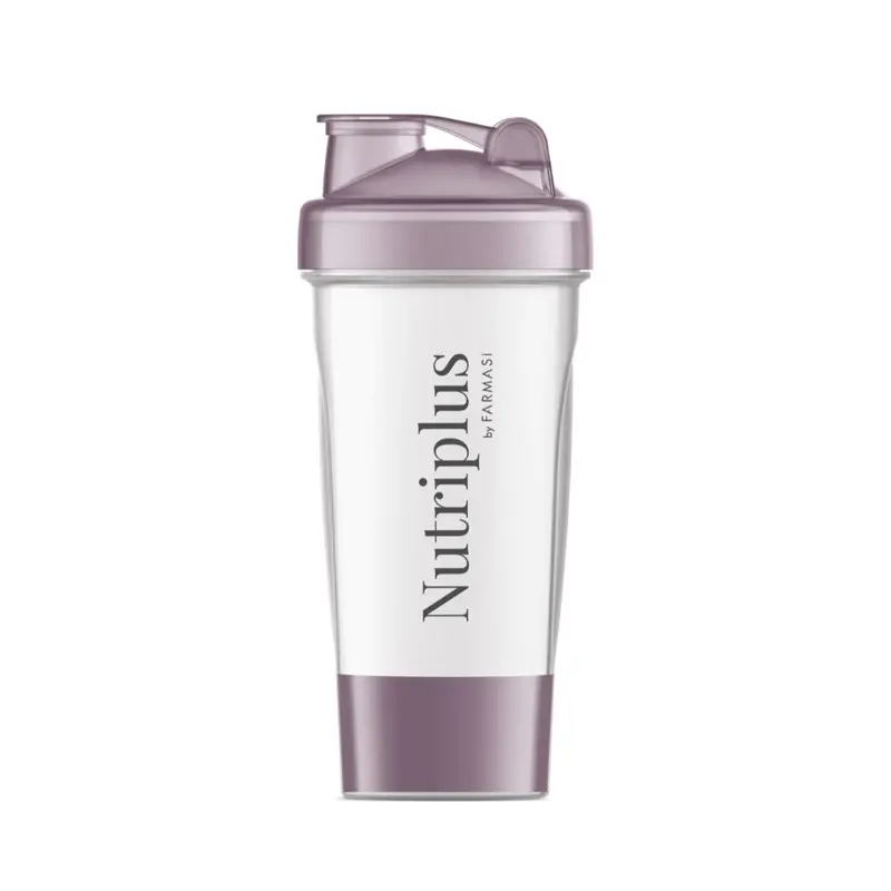 Nutriplus Blender Shaker Bottle 20oz Portable Pre Workout Whey Protein Drink Cup Mixes Cocktails Smoothies Shakes Top Rack Safe USA Made