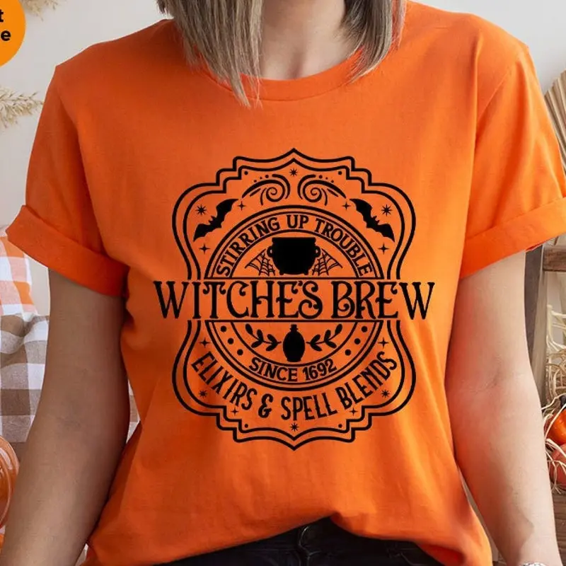 Halloween Witches Shirt, Halloween Gifts, Salem Graphic TShirt, Witchy Gifts, Witch Crewneck Sweatshirt, Broom Sweaters, Halloween Gifts S4