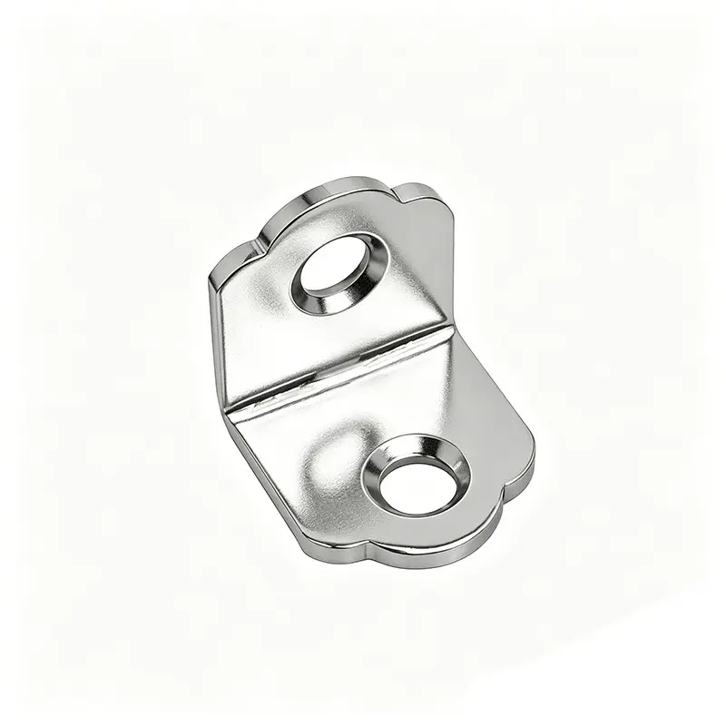 Silver Color L-Type Corner Brackets Set, 90-Degree Stainless Steel Angle Supports, Furniture Joint Bracket, Ideal for Wooden Furniture, DIY Projects, Hardware Accessories, Sturdy Metal Bracket
