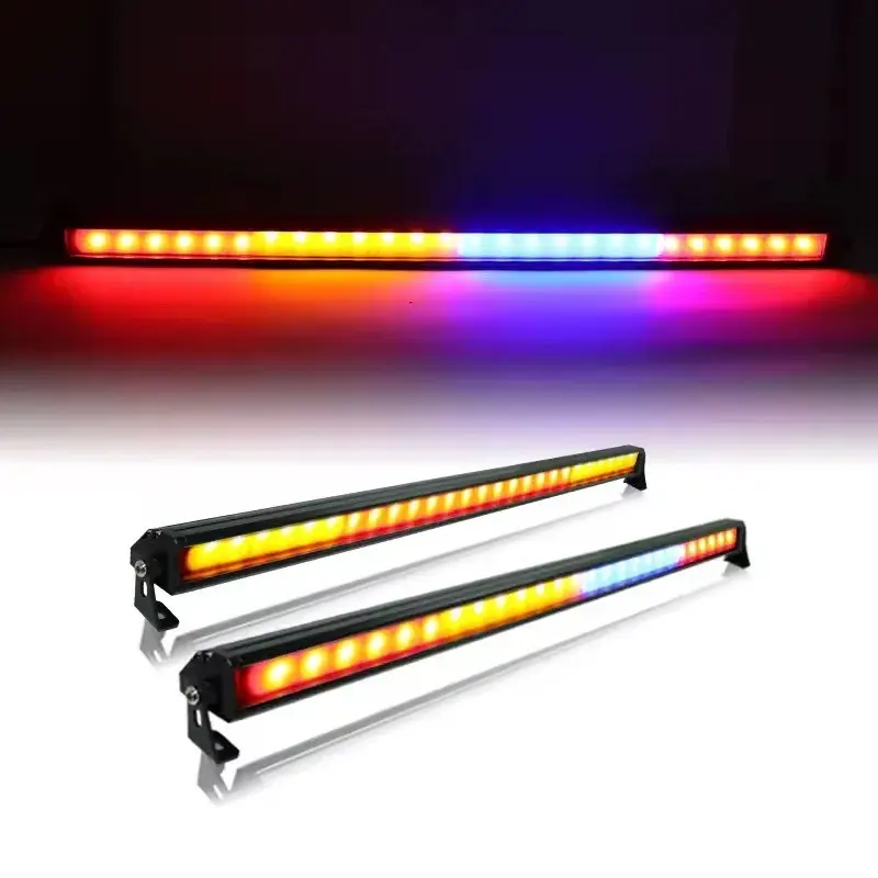 LLS Chase Bar Light 22 or 32 Inches - High-Quality Aluminum Housing, 21 Functionality with Brake, Reverse, Turn Signals & User-Defined Programming