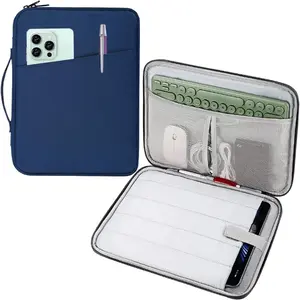 11/13 Inch Tablet Laptop Storage Bag with Handle, Portable iPad and Computer Case, Includes Pen Slot for Easy Organization, Tablet Sleeve Pouch