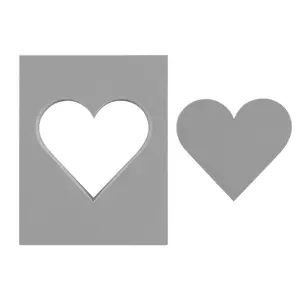 Heart Cut Stamping Foam ;Reusable Moldable Foam Blocks To Create Reverse Stamped Background Blending Foams Tool For DIY Scrapbooking Craft Card Front Creating,Nice Textured Impressions Making Foams