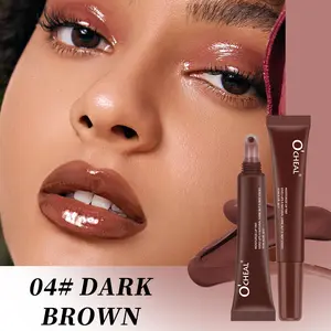 Colorful Lip Gloss Water Shine Plump Mirror Finish Liquid Lipstick Hydrating Moisturizing Shiny Lips Balm Cream Oil Non-Sticky Glass Lip Oil