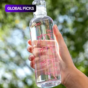 Large-Capacity Plastic Water Bottle, 1 Count Water Bottle with Measurement Scale, Summer Cool Drinking Bottle for Home, Office & School, Sports Bottle #GLOBAL PICKS