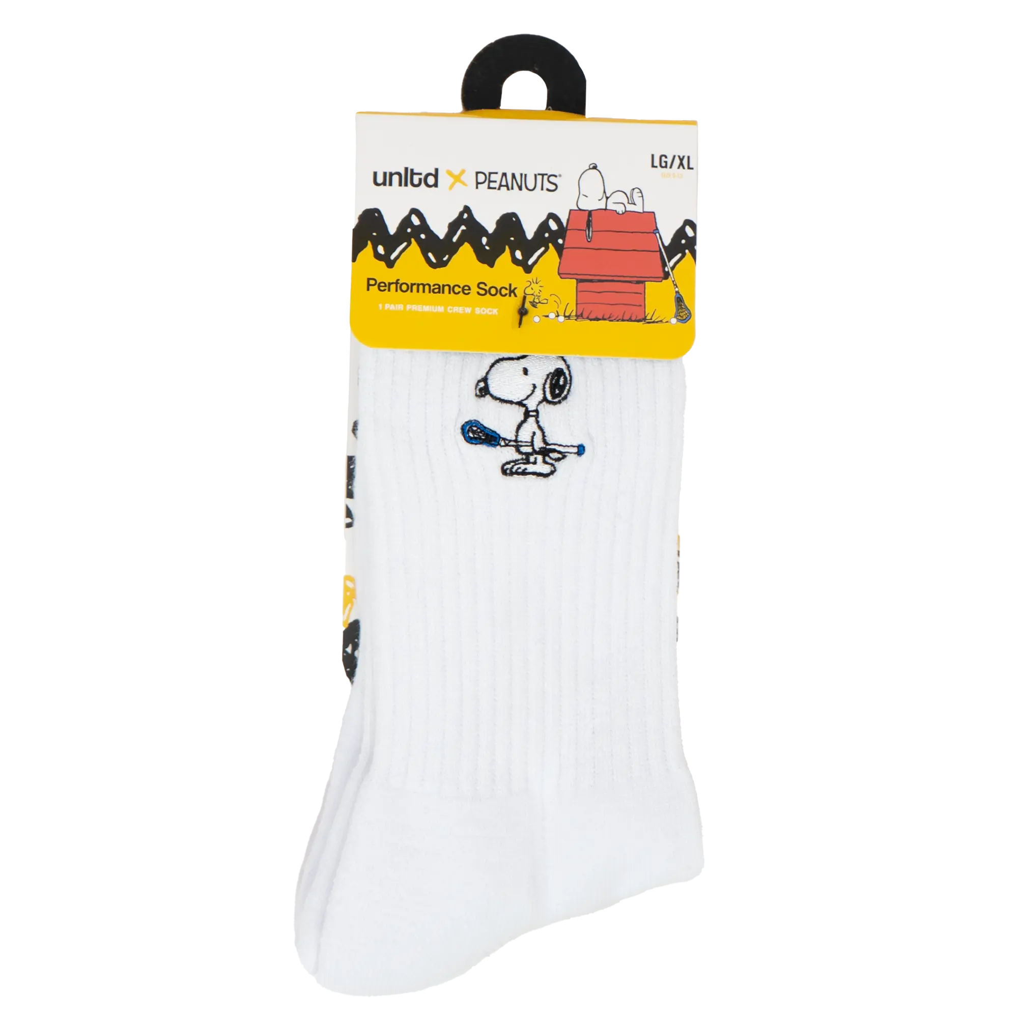 Peanuts Snoopy Lacrosse Crew Socks