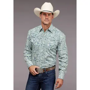 Men's Stetson Paisley Western Shirt