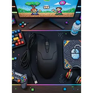 CBUS Wired Gaming Mouse | 6 Buttons | Quiet Click | 4 DPI Speeds | LED Backlight