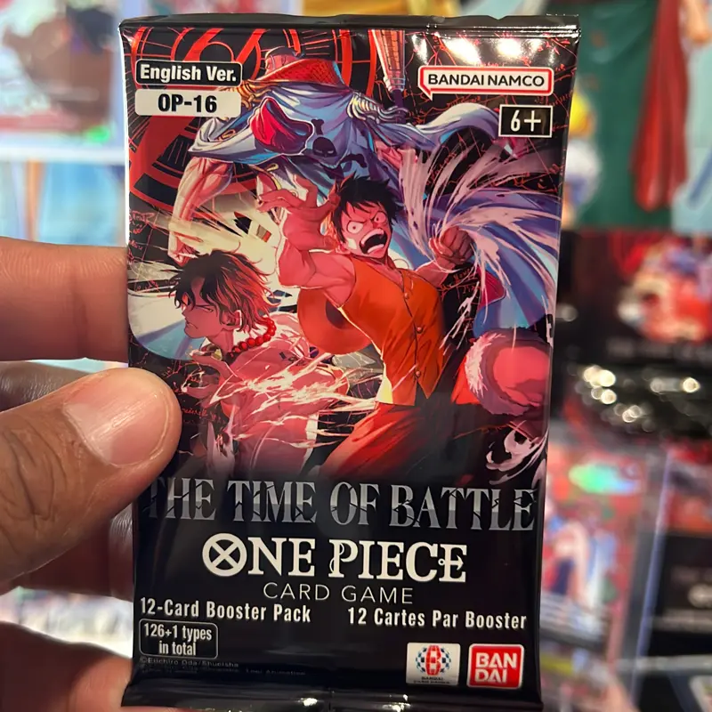 Bandai Namco One Piece The Time of Battle OP-16 English Ver 12-Card Booster Pack 126+1 Types in Total