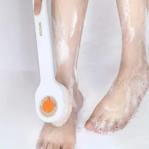 Electric Shower Brush, 1 Count Long Handle Bath Brush, Multifunctional Bath Brush, Body Brush, Body Scrubber, Body Back Scrubber for Home Bathroom, Personal, Exfoliating Brush, Exfoliating Tool, Body Care Tool