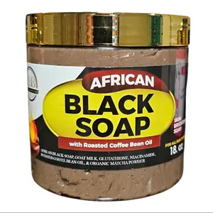 AFrican Black Soap with roasted coffee bean oil AFrican Black Soap with roasted coffee bean oil