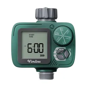 Sprinkler Timer, Programmable Hose Timer with Rain Delay/Automatic/Manual Watering System, Water Timers for Garden Hose, Digital Drip Irrigation for Yard Lawn Outdoor（1 Outlet）