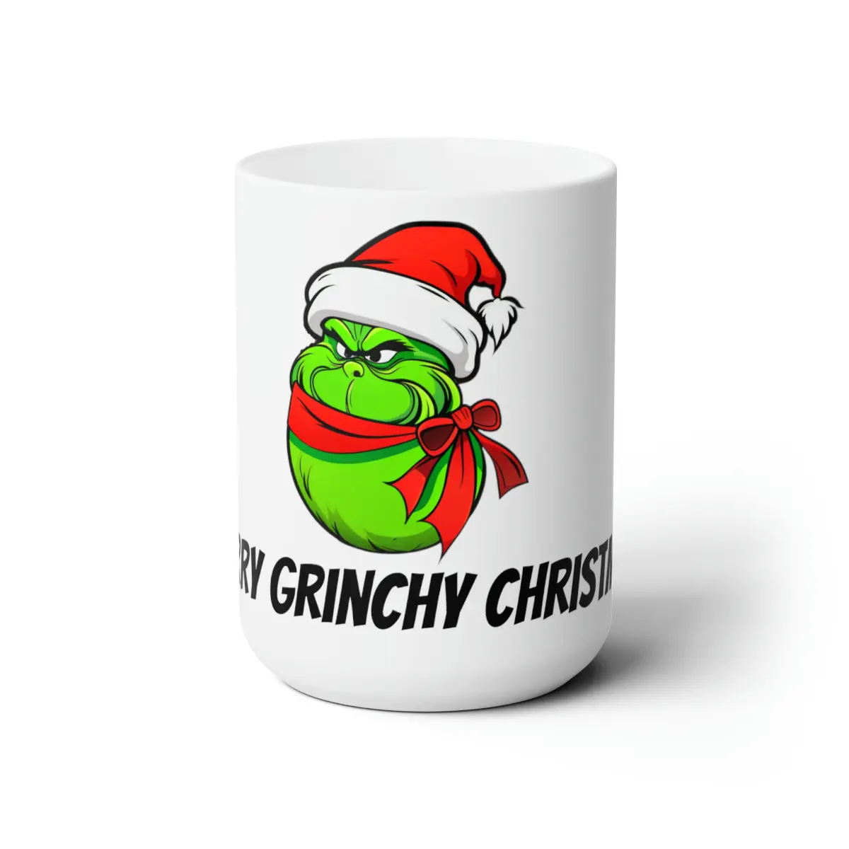 Grinchy Christmas Ceramic Mug 15oz