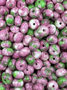 180.Spring Peach Jasper Donut Shape(irregular shape)