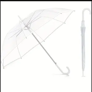 Clear and white Umbrella