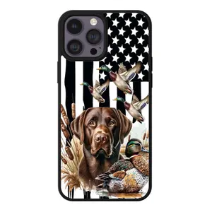 Duck Hunting Dog Flag Phone Case Durable Shockproof Protective Protection