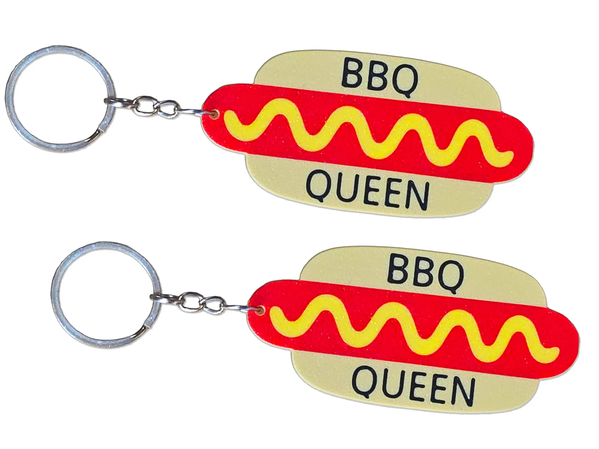 Hot Dog Keychain, Cook Charm, Kitchen Accessory, Culinary Style, Foodie Gear, Cooking Theme BBQ