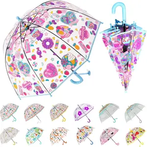 Umbrella for Girls & Boys   Clear Bubble Umbrella for  Small Durable  Umbrellas for Rain Outdoor