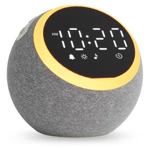 Sound Machine White Noise Machine with 25 Soothing Sounds 5W Stereo Speaker Dimmable Alarm Clock for Bedroom with Night Light 1 Alarm Sleep Timer Ideal Gift for Baby Kids Adults Seniors Grey