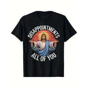 Jesus Sarcasm Humor Disappointing Everyone With Divine Irony On Premium Cotton Tee