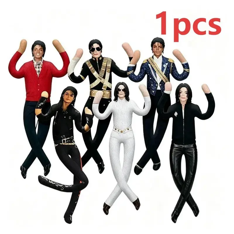 Michael Jackson Role-Playing Prop , Toy, Abstract Jointed Figure for Room Decor, Gift Idea, Trendy Character Accessory Funny Gift