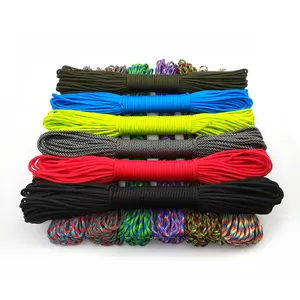 9 Strand paracord, 5m/10m/20m Lengths, 4mm Diameter, Outdoor Emergency Cord, Handwoven Bracelet String, Tent Line, Clothesline, Handmade Braided Rope