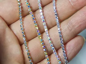 1 yard 2mm Rhinestone Chain