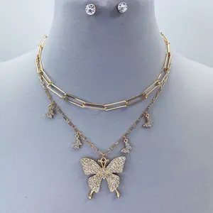 Butterfly Stack Necklace