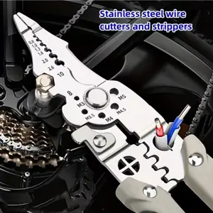 Multifunctional Heavy Duty Wire Stripper Tool, Upgrade Version 9-In-1 Electrician Pliers Set, Ideal for Wiring Separation & Stripping (single Pack)