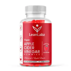 Apple Cider Vinegar Gummies – Vegan Daily Wellness Gummies, Natural Apple Flavor, 60 Count