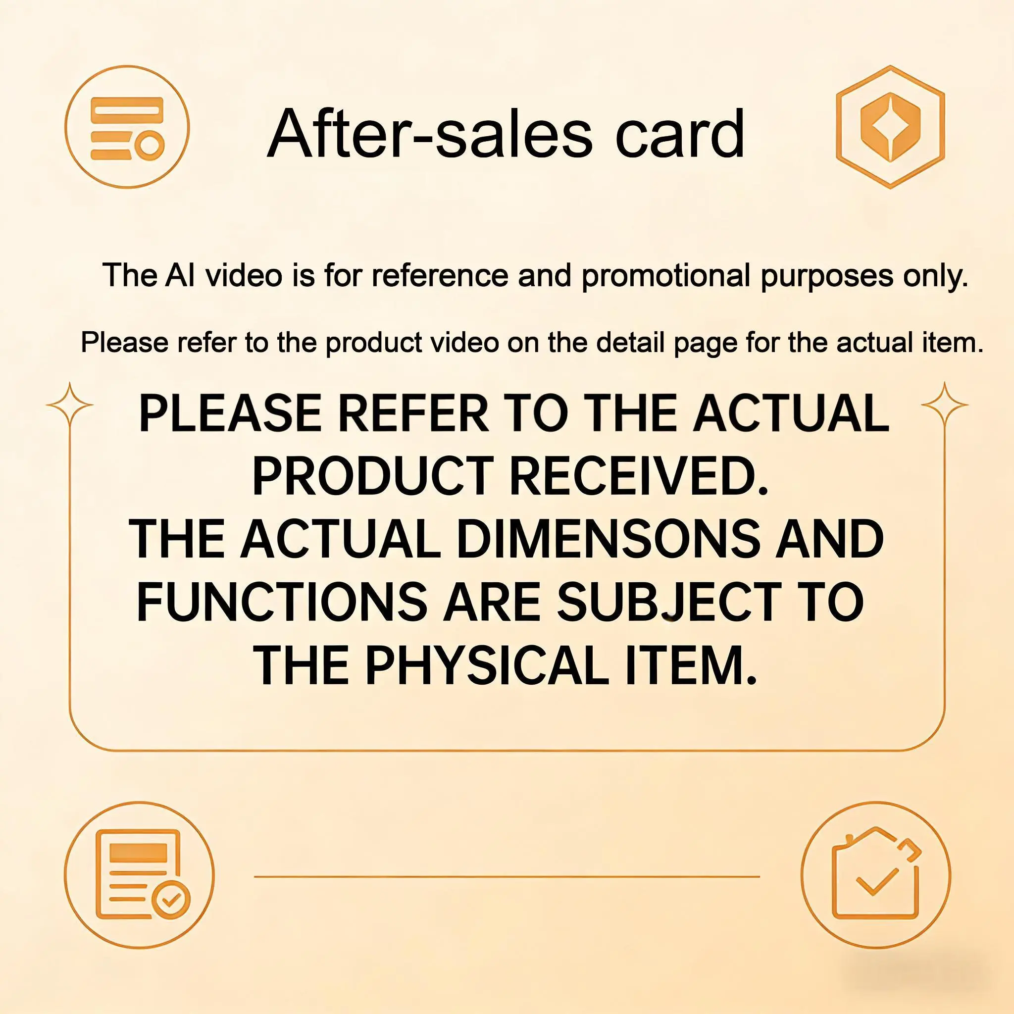 Customer Care & After-Sales Support Card