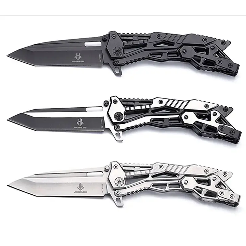 Professional Super Sharp Stainless Steel Metal Blade Kitchen Knife - Ideal for Meat Slicing, Fruit Cutting, Work Tasks, Great Gift Option