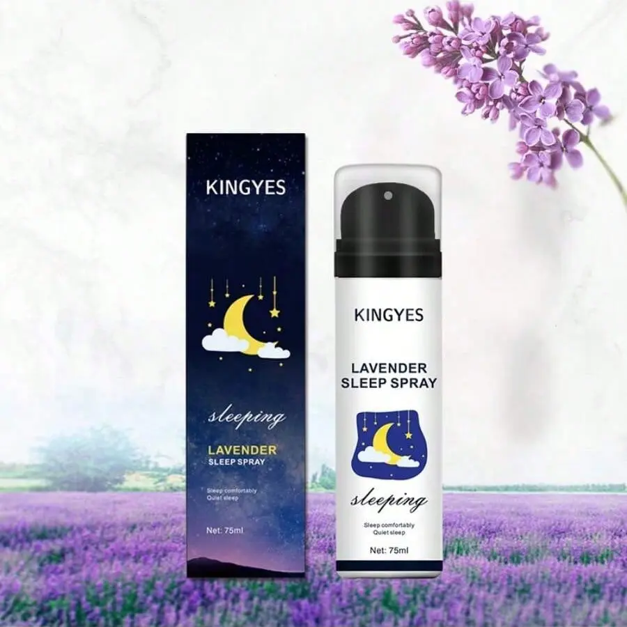 1 bottle of melatonin sleep spray (50ml) — Lavender nighttime repair formula — Natural sleep aid. Party, holiday, or birthday gift.