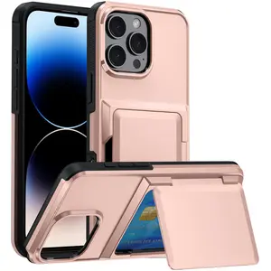 Shockproof Silicone Wallet Card Slot Flip Phone Case For iPhone 15 14 Pro Max 13 12 11 Pro Bracket Protective Case For iPhone 16 Cover Cellphone Green