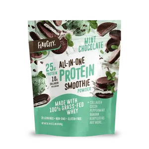 Mint Chocolate Protein Smoothie