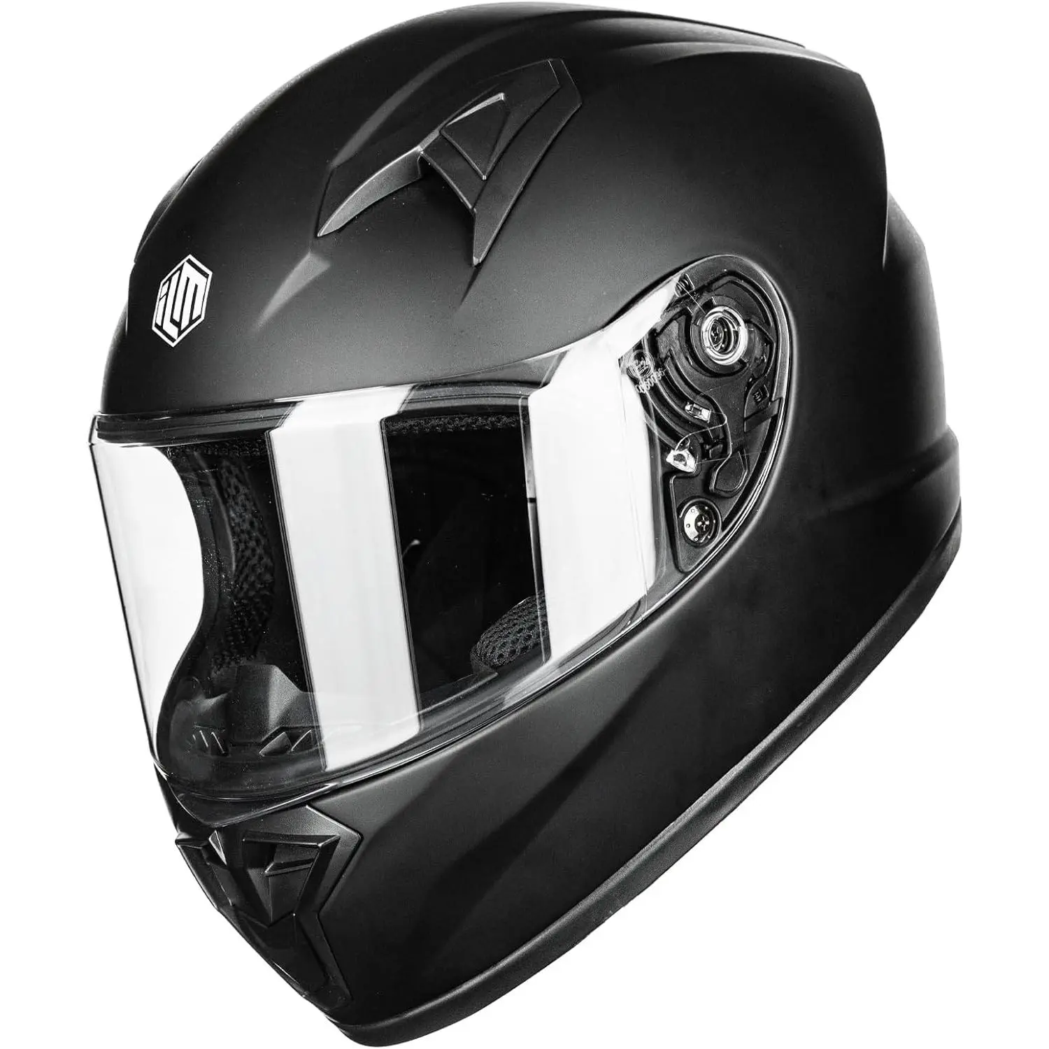 Youth Kids Large Full Face Motorcycle Helmet (Model MF521) - FMVSS 218 DOT, ECE 22.06 Certified, ABS Shell, High Density EPS, Integrated Visor for Motocross, Street Bike