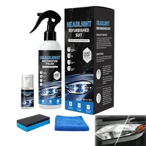 180ml Automotive Headlamp Repair & Restoration Fluid – Removes Oxidation and Yellowing, Restores Clear, Bright Headlamps, Car Headlamp Cleaning Supplies